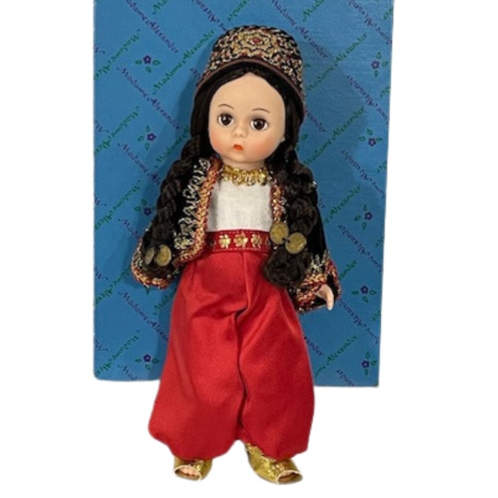 Madame Alexander restrung 8" Algeria doll.